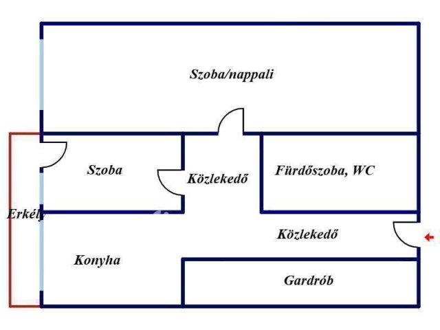 Eladó panellakás, Nyíregyházán 34.8 M Ft, 1+1 szobás