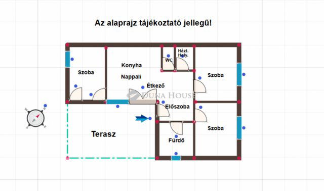 Eladó családi ház, Üllőn 105 M Ft, 4 szobás