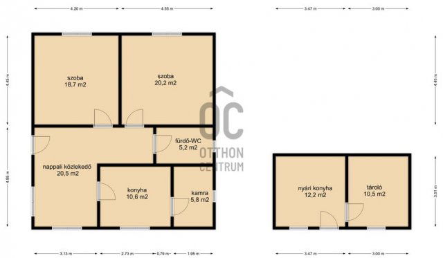 Eladó családi ház, Kálócfán 15.99 M Ft, 3 szobás