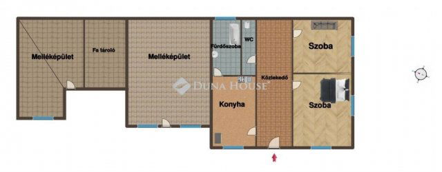 Eladó családi ház, Kisteleken 45 M Ft, 2 szobás