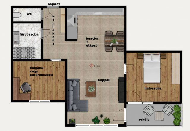 Kiadó téglalakás, albérlet, Székesfehérvárott 260 E Ft / hó