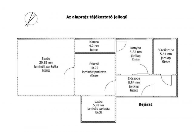 Eladó családi ház, Bőnyön 36 M Ft, 1+1 szobás