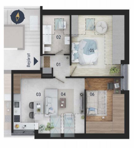 Eladó téglalakás, Pécsett 70.422 M Ft, 2 szobás