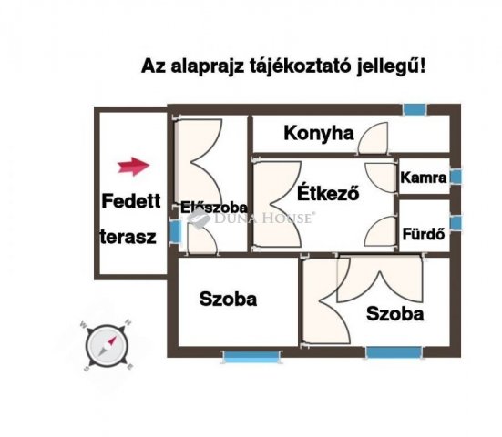 Eladó családi ház, Bugyin 52.99 M Ft, 2 szobás