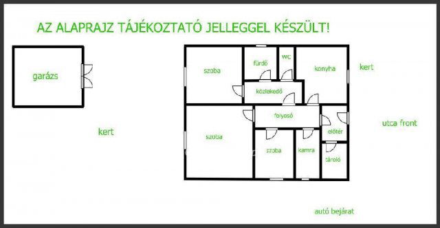 Eladó téglalakás, Tiszavasváriban 16 M Ft, 2+1 szobás