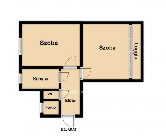 Eladó téglalakás, Királdon 12 M Ft, 2+1 szobás