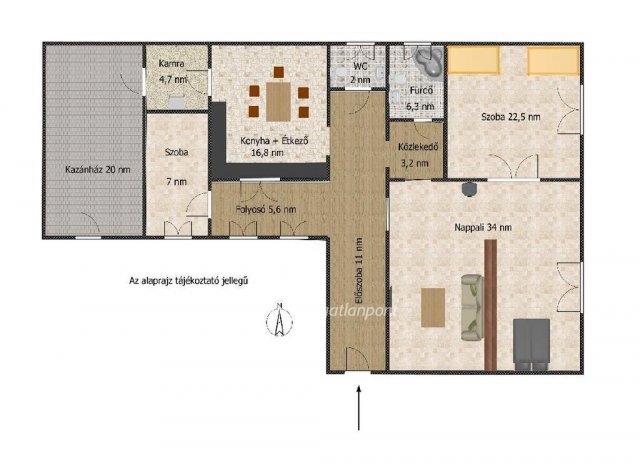 Eladó családi ház, Kiskunlacházán 78 M Ft, 2+1 szobás