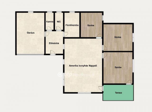 Eladó ikerház, Hajdúsámsonon 84.9 M Ft, 4 szobás