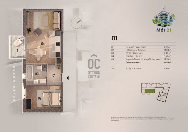 Eladó téglalakás, Budapesten, XIII. kerületben, Mór utcában