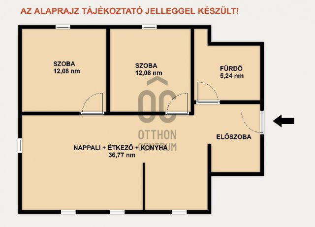 Eladó téglalakás, Budapesten, XV. kerületben 68 M Ft, 3 szobás