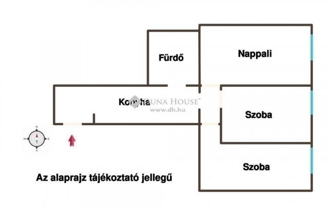 Eladó téglalakás, Budapesten, VI. kerületben 78.9 M Ft, 3 szobás