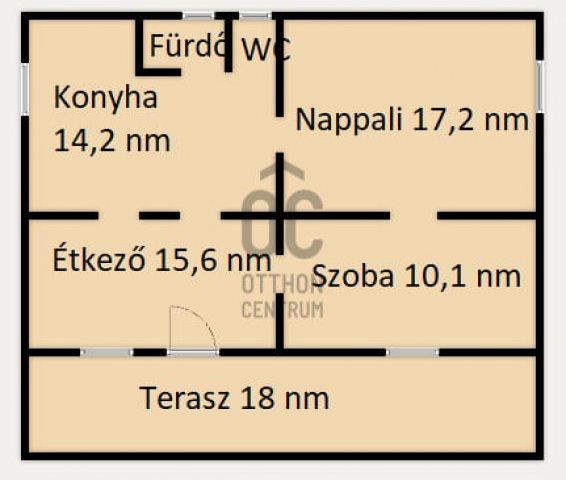 Eladó nyaraló, Tápiószentmártonon 21.9 M Ft, 4 szobás