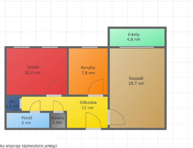 Eladó téglalakás, Salgótarjánban 20.5 M Ft, 2 szobás