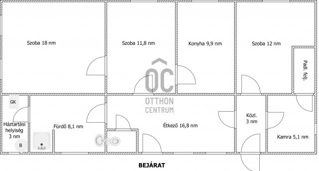 Eladó családi ház, Homokmégyen 22.9 M Ft, 3 szobás