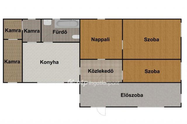 Eladó családi ház, Bagaméren 13.99 M Ft, 3 szobás