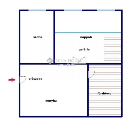 Eladó téglalakás, Budapesten, VI. kerületben 74.9 M Ft, 2 szobás