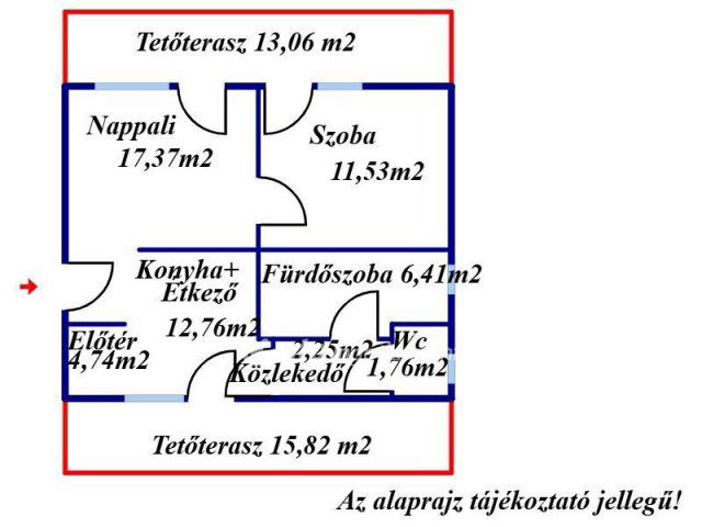 Eladó téglalakás, Kecskeméten 74.11 M Ft, 2 szobás