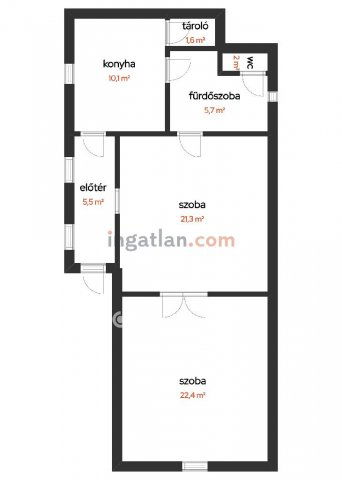 Eladó családi ház, Szalkszentmártonon 15.5 M Ft, 2 szobás