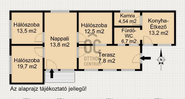Eladó családi ház, Zalamerenyén 24 M Ft, 3 szobás