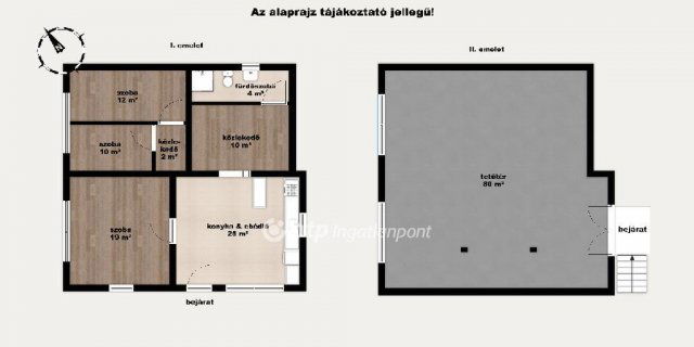 Eladó családi ház, Szentmártonkátán 53.9 M Ft, 1+2 szobás