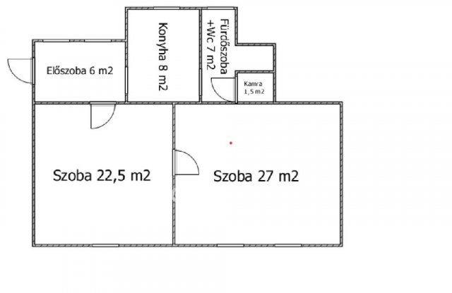 Eladó családi ház, Mezőkovácsházán 8 M Ft, 2 szobás