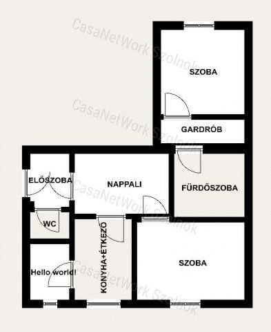 Kiadó téglalakás, albérlet, Szolnokon 140 E Ft / hó, 2+1 szobás