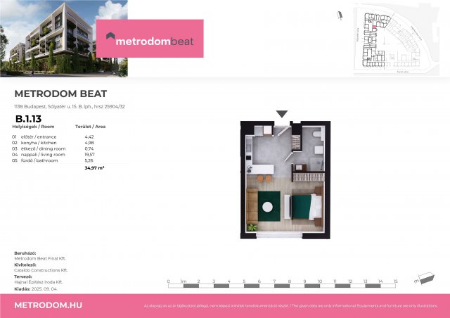 Eladó téglalakás, XIII. kerületben, Sólyatér utcában