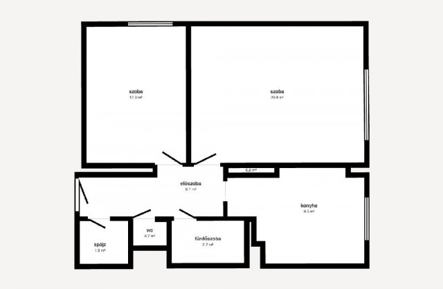 Eladó panellakás, Miskolcon 24.99 M Ft, 2 szobás