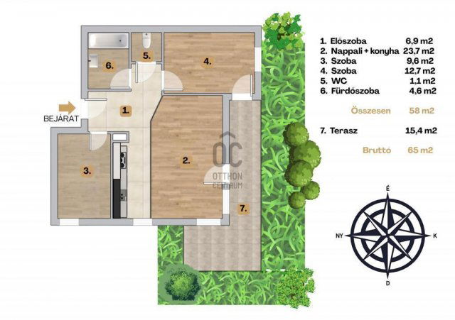 Eladó téglalakás, Budapesten, XI. kerületben 119.9 M Ft