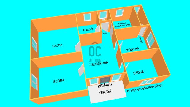 Eladó családi ház, Kertán 43 M Ft, 3 szobás