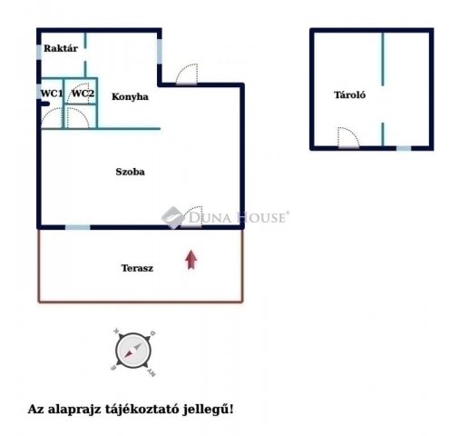 Eladó családi ház, Gyálon 95 M Ft, 1 szobás
