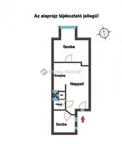 Eladó téglalakás, Budapesten, VII. kerületben 59.9 M Ft