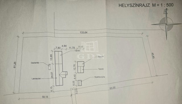 Eladó mezogazdasagi ingatlan, Baján 144.986 M Ft, 5 szobás