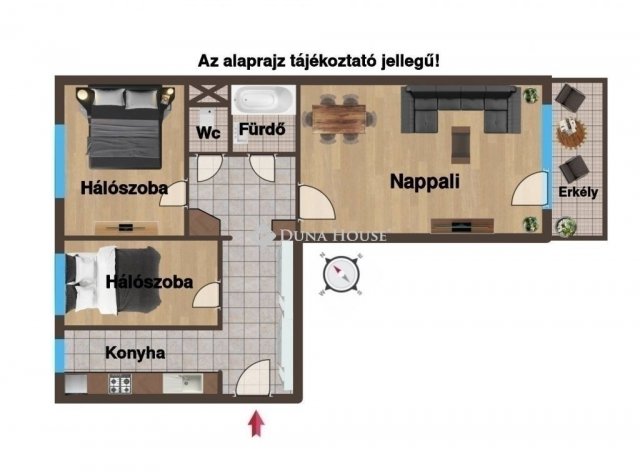 Eladó panellakás, Budapesten, XIX. kerületben 64.9 M Ft, 3 szobás