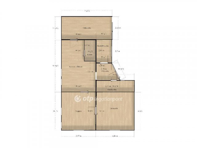 Eladó családi ház, Erdőtelken 31.5 M Ft, 3+1 szobás