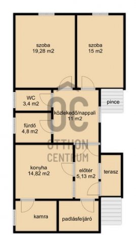 Eladó családi ház, Valkonyán 22 M Ft, 3 szobás