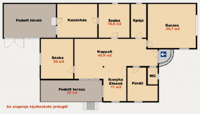 Eladó családi ház, Kiskunhalason 79.9 M Ft, 3 szobás