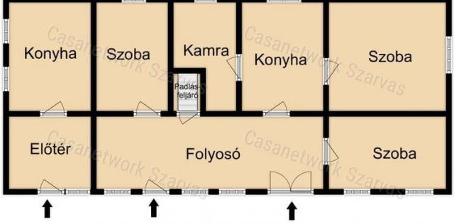 Eladó mezogazdasagi ingatlan, Szarvason 3.9 M Ft, 3 szobás