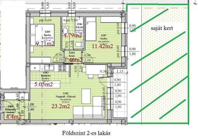 Eladó téglalakás, Érden 78 M Ft, 3 szobás
