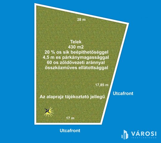 Eladó telek, Szegeden 42.99 M Ft / költözzbe.hu