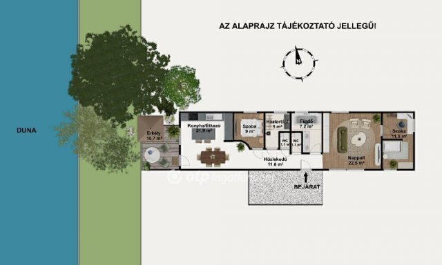 Eladó nyaraló, Budapesten, XIII. kerületben 98 M Ft, 3 szobás