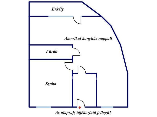 Eladó téglalakás, Békéscsabán 49.8 M Ft, 2 szobás