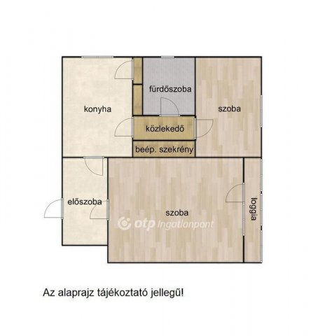 Eladó panellakás, Nyíregyházán 41.9 M Ft, 2 szobás