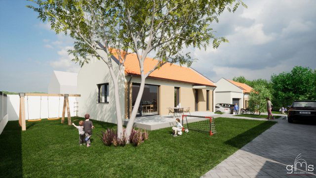 Eladó családi ház, Győrújbaráton 102.374 M Ft, 4 szobás