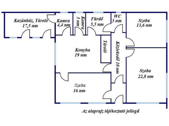 Eladó családi ház, Jászapátiban 23.5 M Ft, 3 szobás