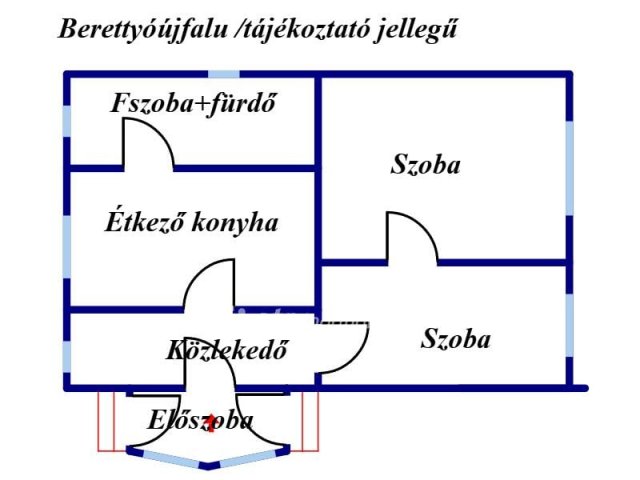 Eladó családi ház, Berettyóújfaluban 42 M Ft, 2 szobás