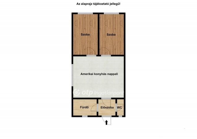 Eladó téglalakás, Hajdúszoboszlón 68.49 M Ft, 2 szobás