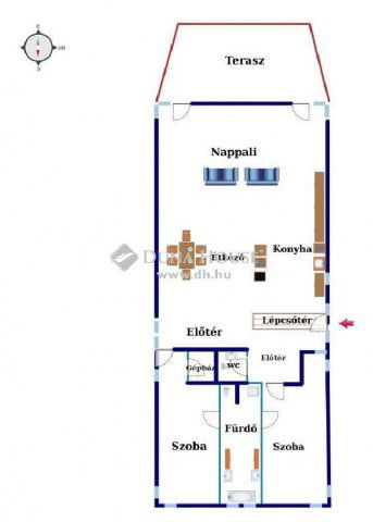Eladó téglalakás, Budapesten, III. kerületben 182 M Ft, 3 szobás