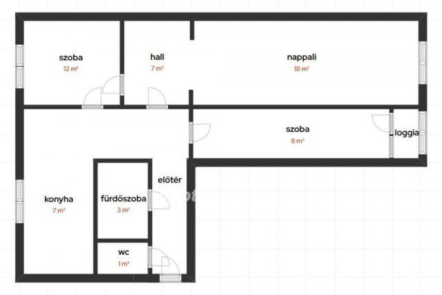 Eladó panellakás, Győrött 57.9 M Ft, 2+1 szobás