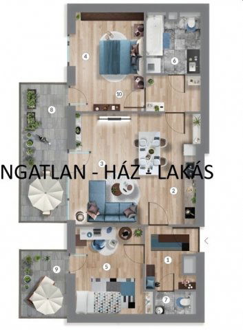 Eladó téglalakás, Budapesten, XIII. kerületben 121.99 M Ft